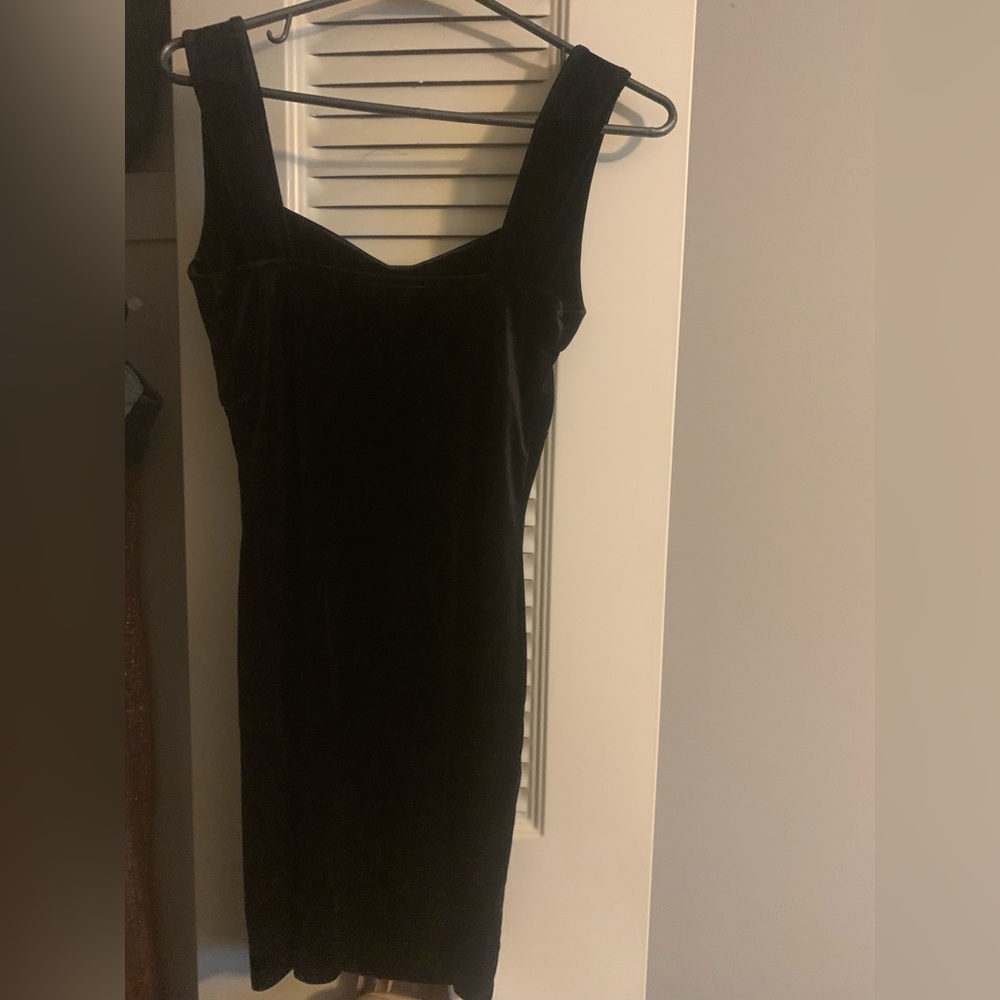 Black Velvet Dress